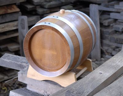 Kleines Holzfass